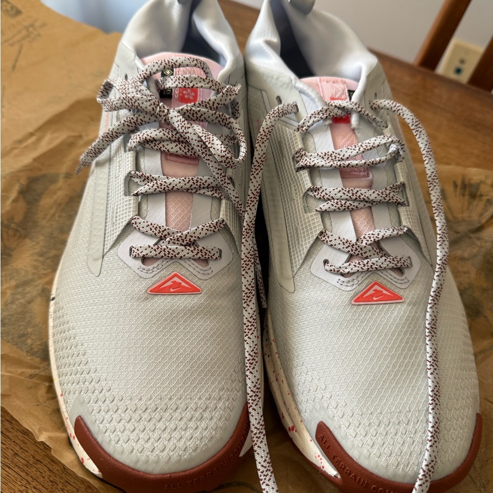 Brand New Nike Athletic Shoes -light gray w/Cherry Blossom details from Japan